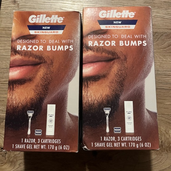 2 Brand New Gillette Skinguard Kit - Picture 2 of 2